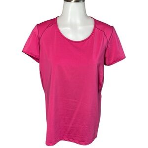Patagonia Womens Shirt Large Pink Stretch Athletic Gorp Outdoor Active Hike